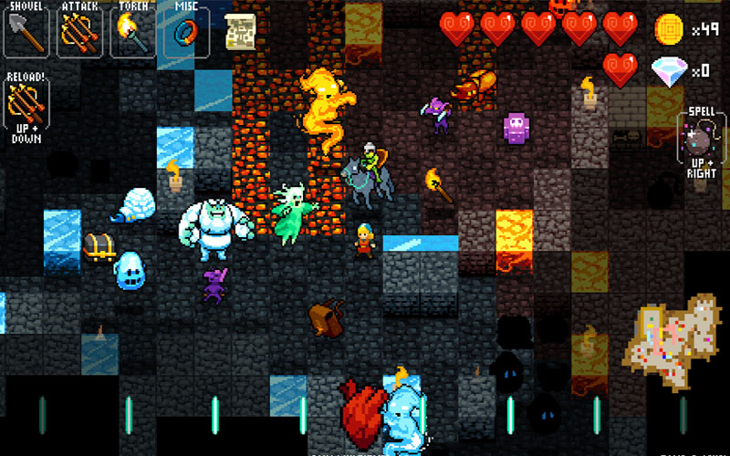 Game-roguelike-crypt-of-the-necrodancer