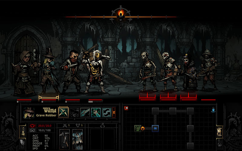Game-roguelike-darkest-dungeon